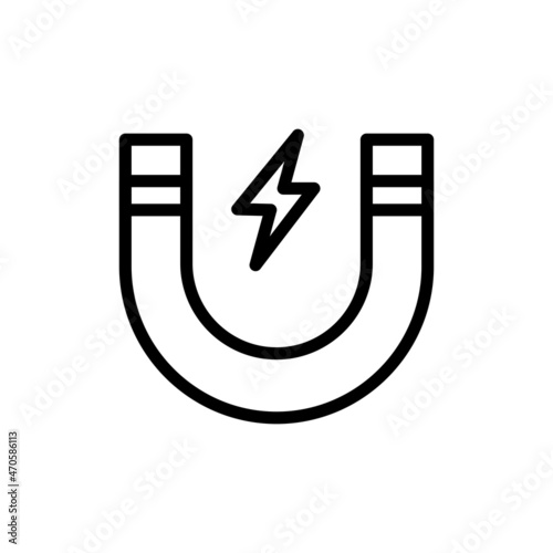 Attraction Line Vector Icon Design