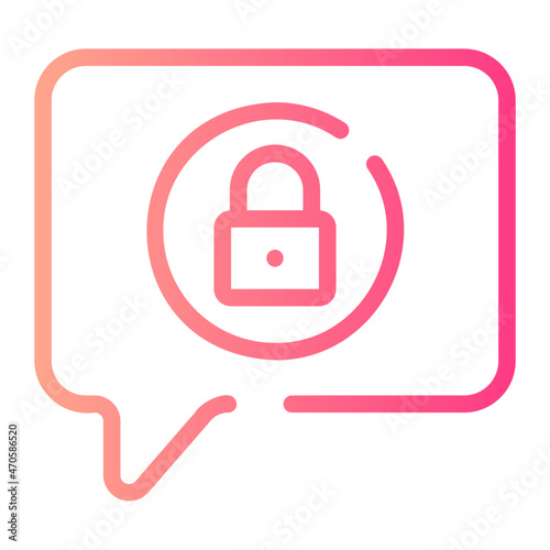private chat gradient icon