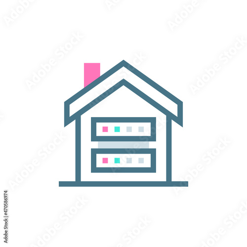 Data Warehouse icon in vector. Logotype