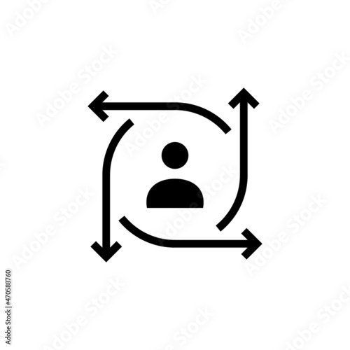 User Predictions icon in vector. Logotype