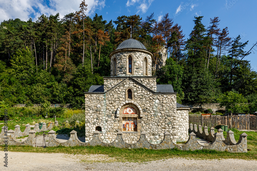 Small Church in the Village of Bran in Romania