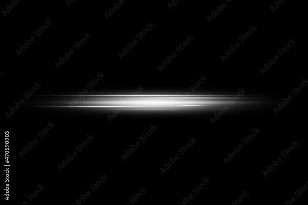 Fototapeta premium White dividers line lens flare