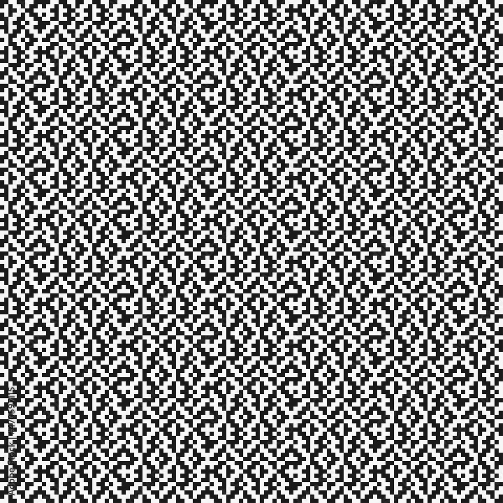 Abstract seamless pixel pattern. Abstract seamless pixel pattern.