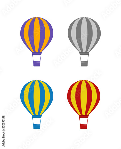 air balloon fly icon