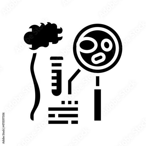 diamond-blackfan anemia health problem glyph icon vector. diamond-blackfan anemia health problem sign. isolated contour symbol black illustration