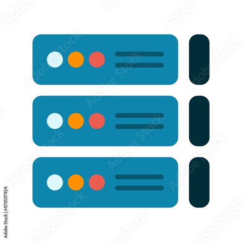  storage Flat Vector Icon Design