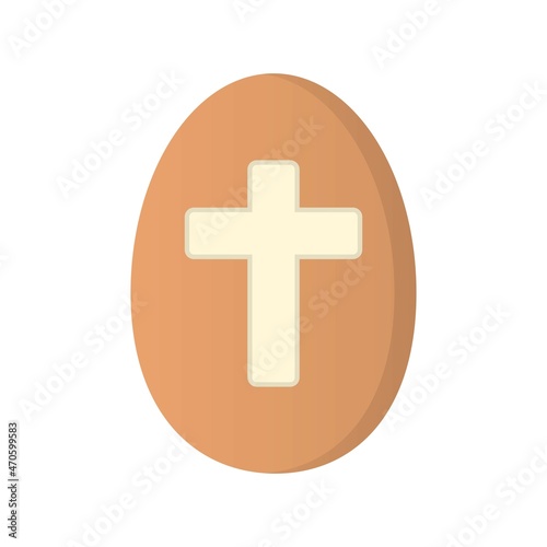 Cross Flat Vector Icon Design