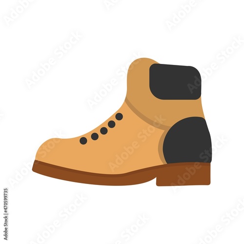 Timberland Flat Vector Icon Design