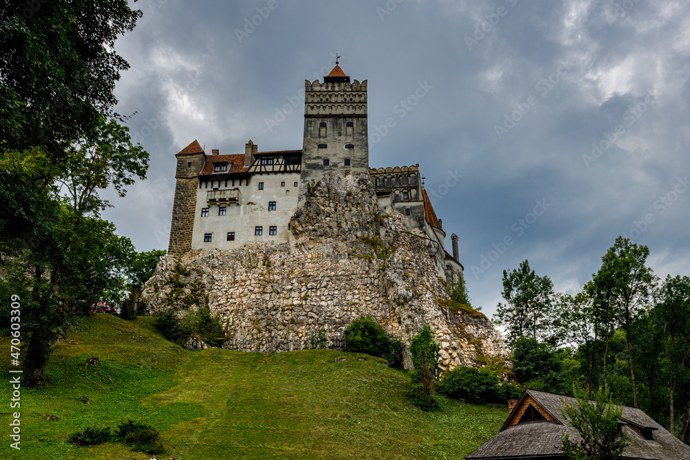 The castle of bran in Transylvania Romania The castle of bran in Transylvania Romania