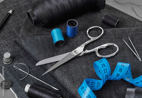 Tailoring scissor and sewing accessories