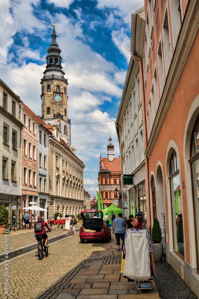 görlitz, deutschland - shoppingmeile in der altstadt