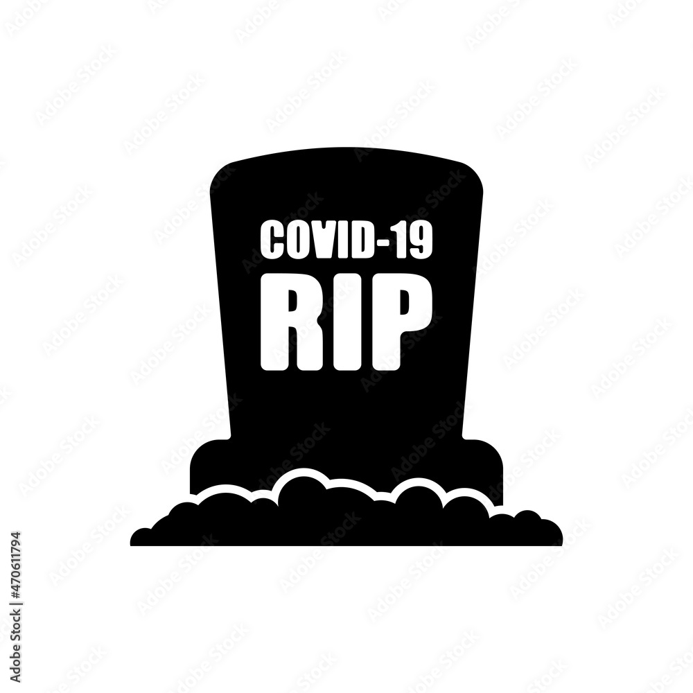 Death from covid-19 RIP. Grave of the coronavirus. cemetery of those who died from pandemic Death from covid-19 RIP. Grave of the coronavirus. cemetery of those who died from pandemic