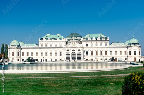 Belvedere, baroque palace, Vienna, Austria, museum © marynalaas
