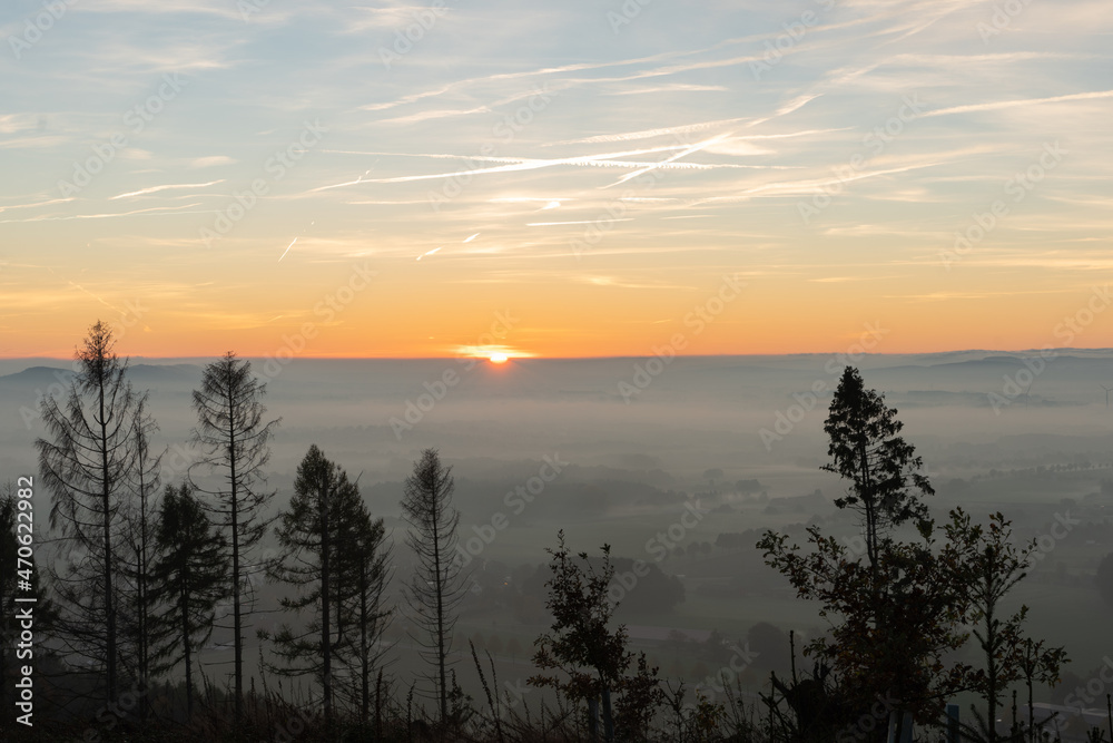 Sonnenaufgang vom Wiehngebierge Sonnenaufgang vom Wiehngebierge