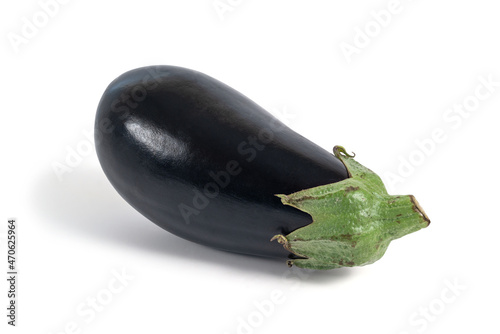 Fresh eggplant isolated from the background