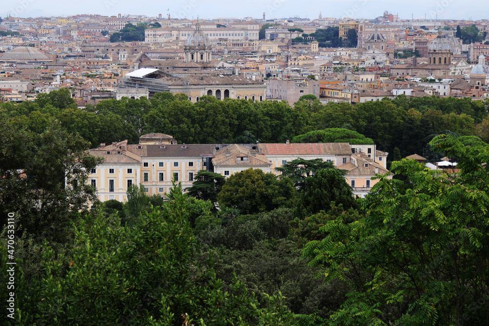 View of Rome from the Janiculum Hill, Italy