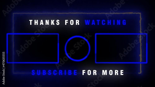 Youtube End Screen Blue Color