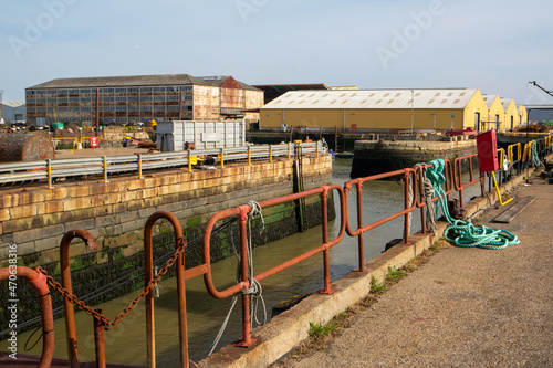 Billede på lærred Sheerness docks