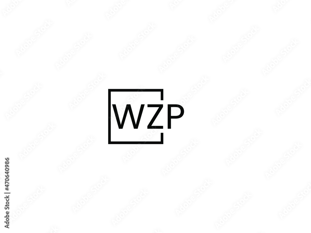 WZP letter initial logo design vector illustration WZP letter initial logo design vector illustration