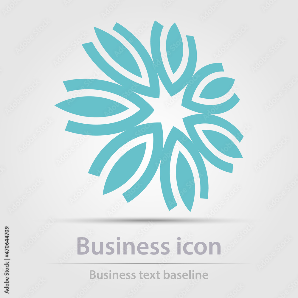 Originally designed  color business icon