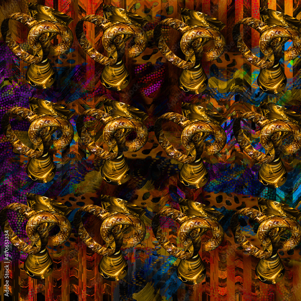 Fototapeta premium golden buddha statue