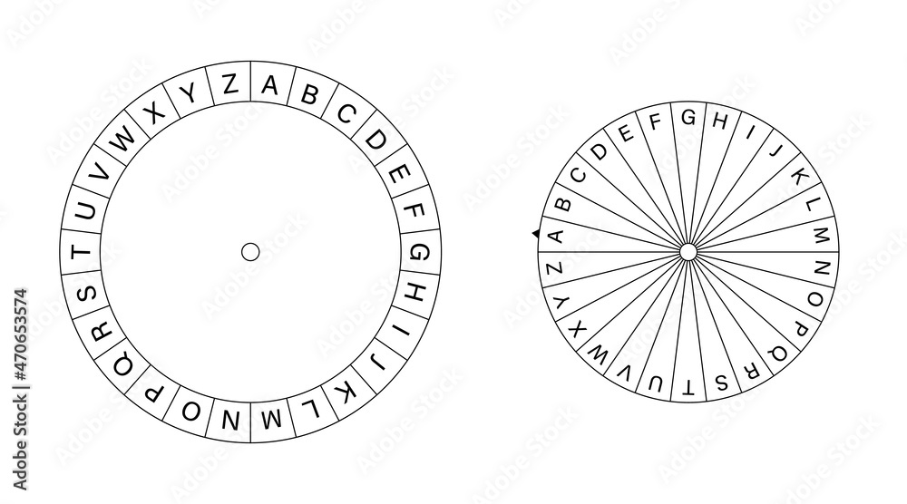 cipher-wheel-template-clipart-image-stock-vector-adobe-stock
