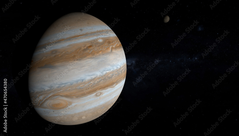 Planet Jupiter. Space exploration. Elements of this image furnished by NASA. Planet Jupiter. Space exploration. Elements of this image furnished by NASA.