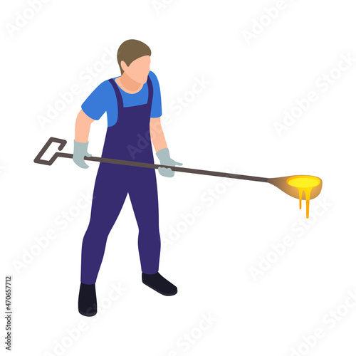 Glass Production Worker Composition