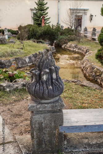 Architecture element of old castle