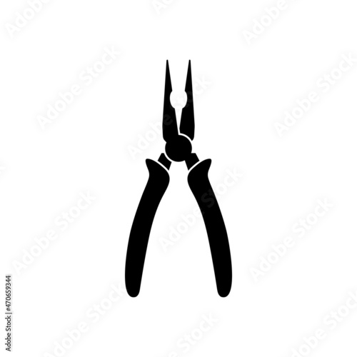 combination pliers icon design template vector isolated illustration