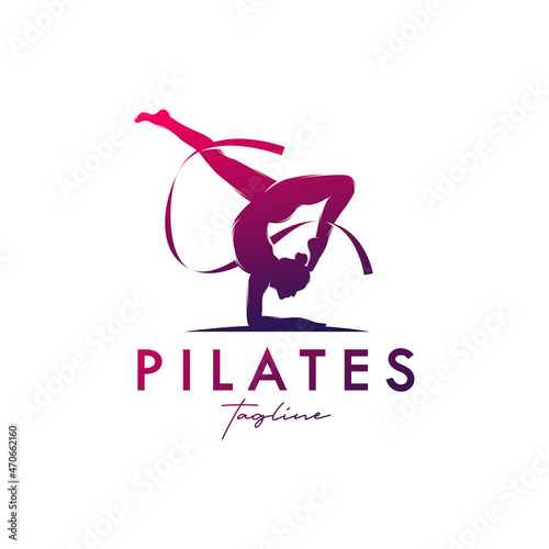 Pilates Yoga Logo Identity design