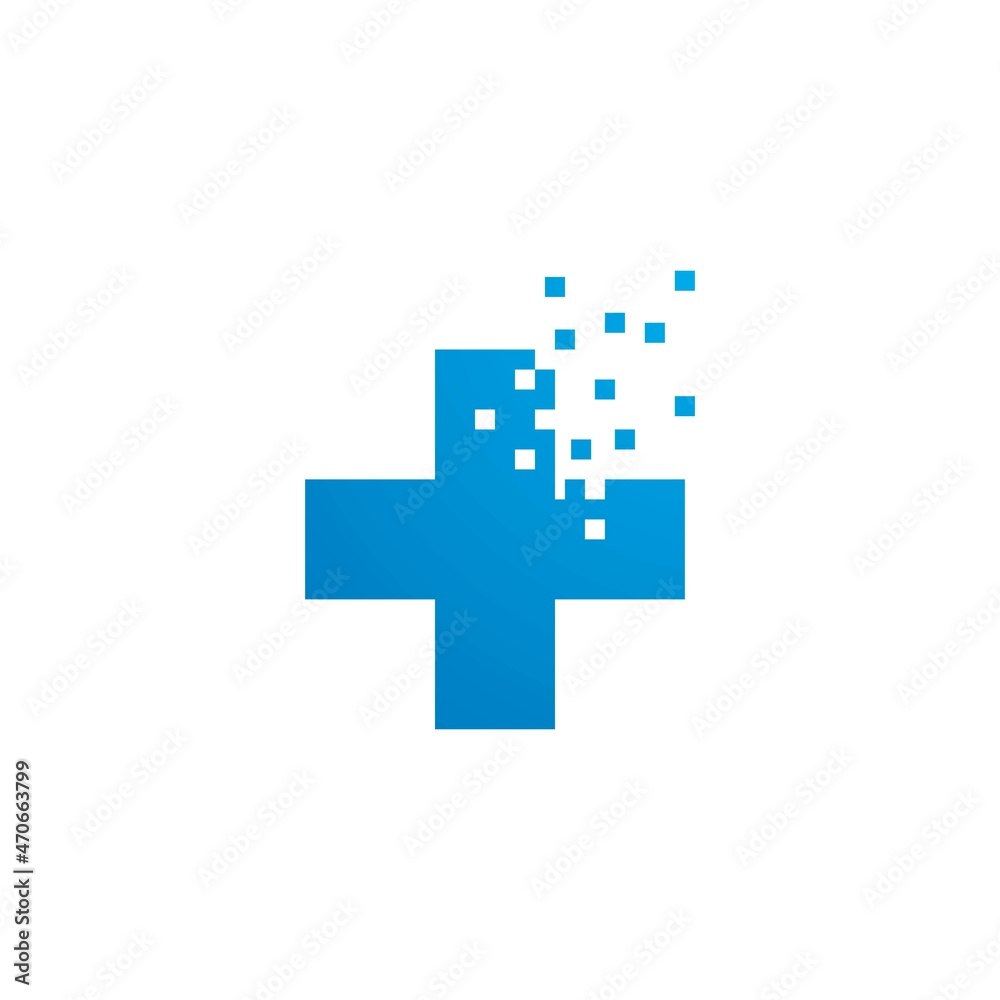 Medical Cross illustration Logo template Medical Cross illustration Logo template