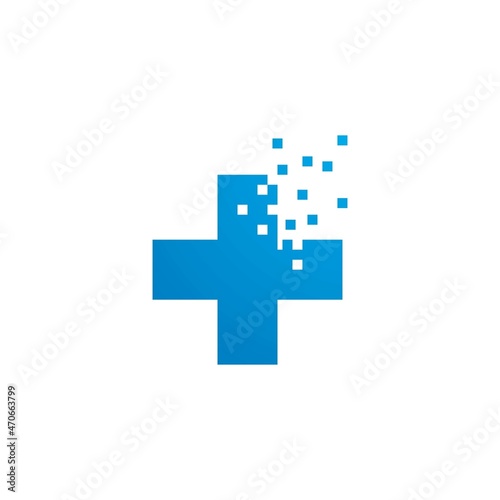 Medical Cross illustration Logo template