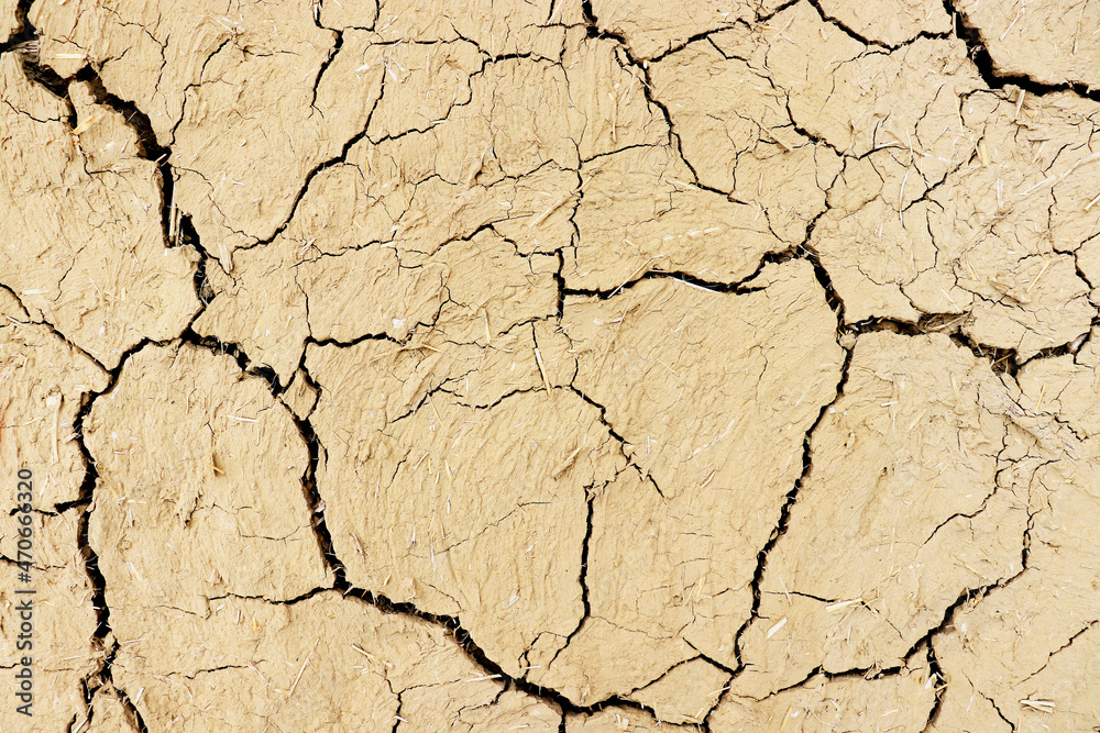 Fototapeta premium texture made of clay and straw