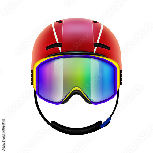 Ski Snowboard Helmet Composition
