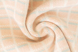 Spiral surface and texture of woolen fabric sample