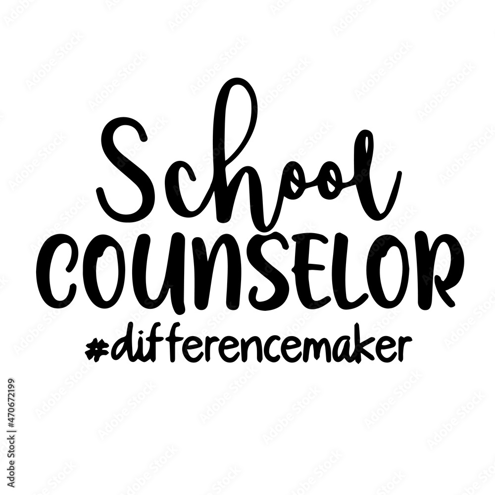 school counselor background inspirational quotes typography lettering design