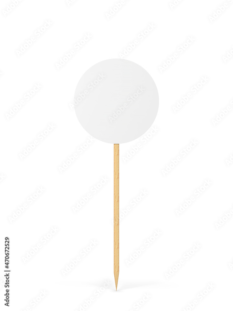 Blank decorative toothpick topper for cake and other food Blank decorative toothpick topper for cake and other food