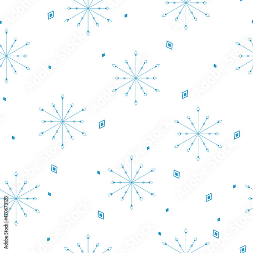 Cute Scandinavian Winter hand drawn seamless patterns set for your decoration