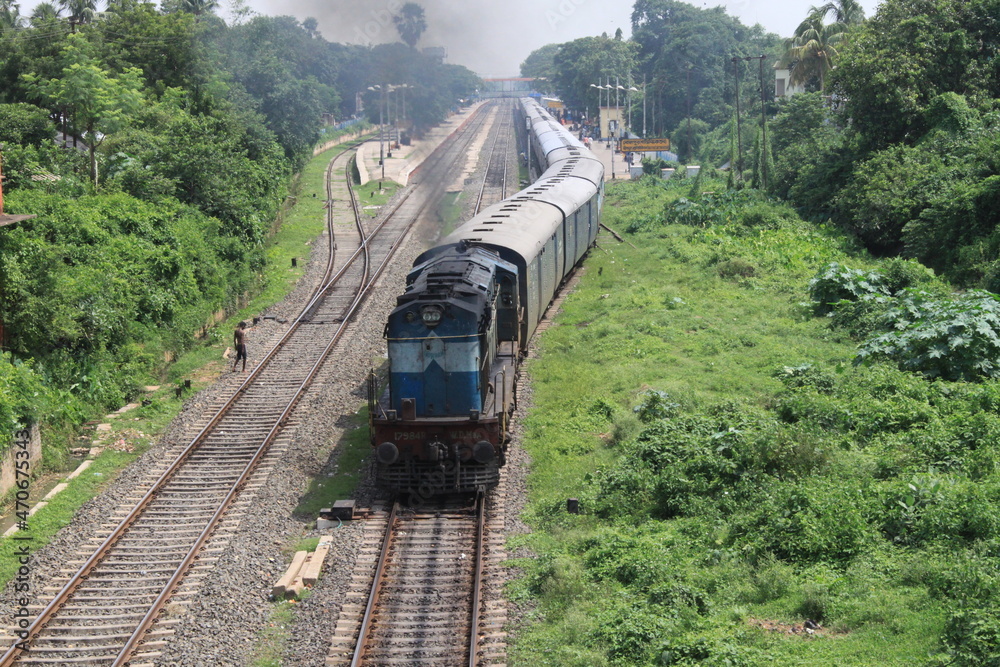 Fototapeta premium インドの列車