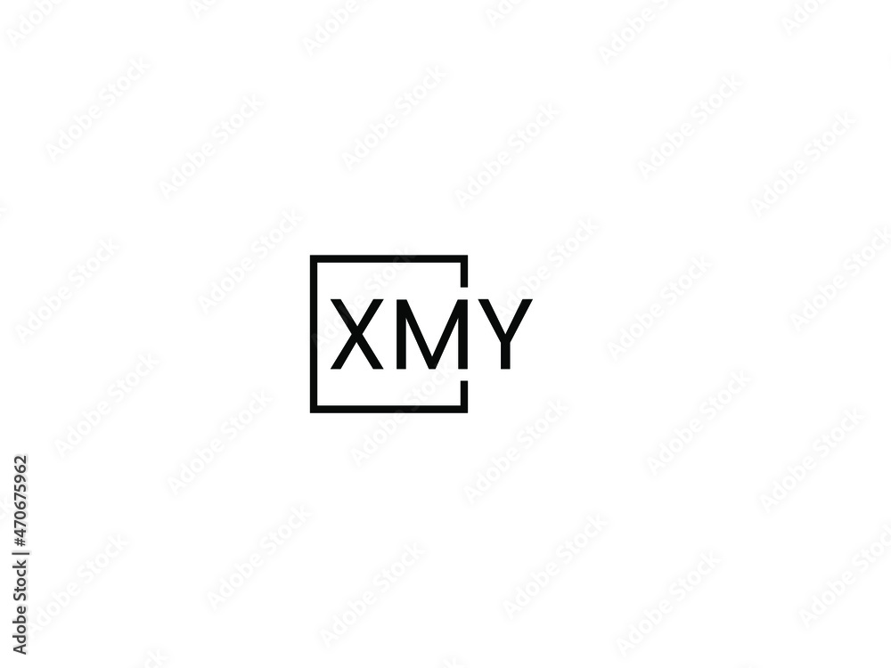 XMY letter initial logo design vector illustration XMY letter initial logo design vector illustration