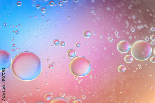 Wallpaper Mural Multicolored abstract background picture made with oil, water and soap Torontodigital.ca