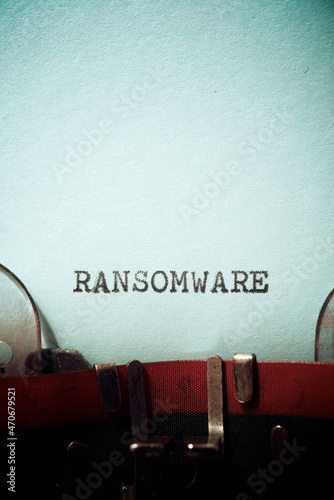 Ransomware concept view