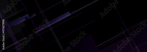 Dark Geometric Background: Abstract banner