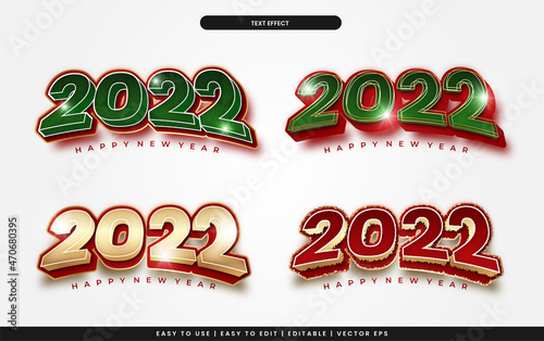 2022 collection of editable text effects