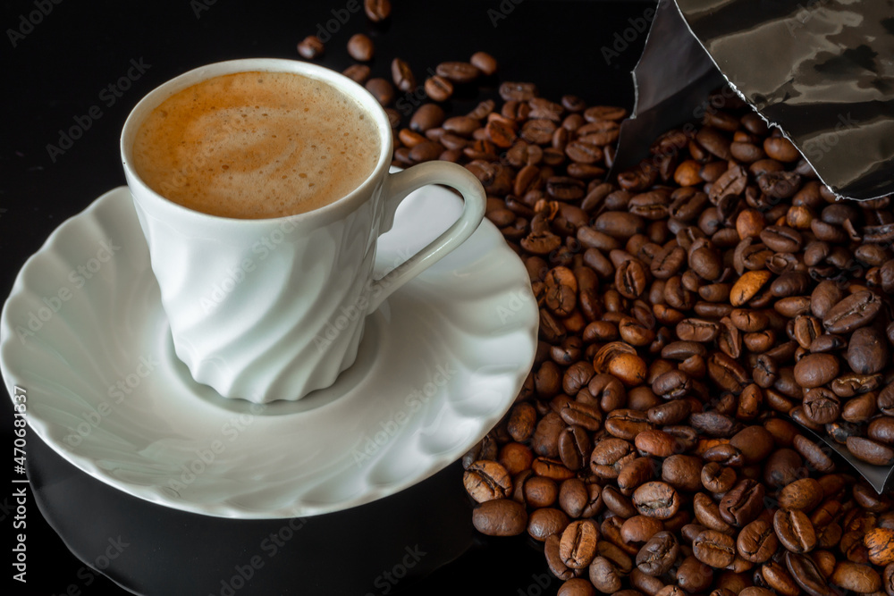 Fototapeta premium Coffee break for good taste