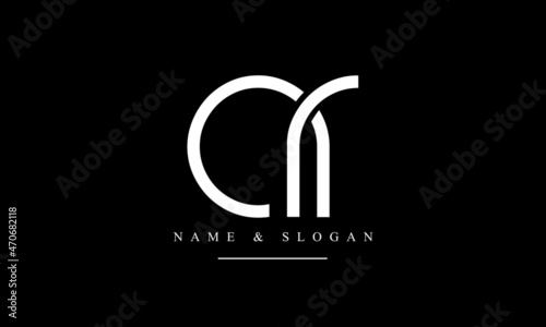 RA, AR, R, A abstract letters logo monogram