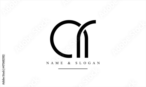 RA, AR, R, A abstract letters logo monogram