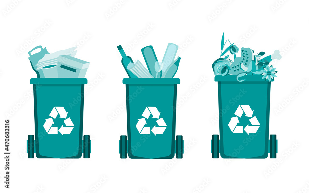 Waste bins and waste separation Waste bins and waste separation