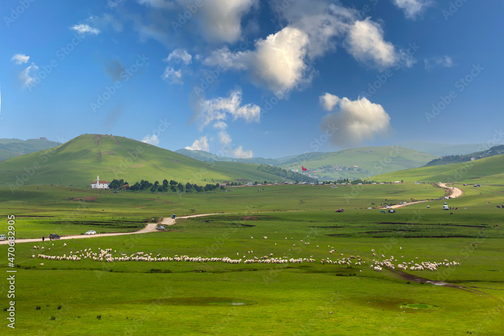 the meanders of the Perşembe plateau, aybasti, ordu, turkey